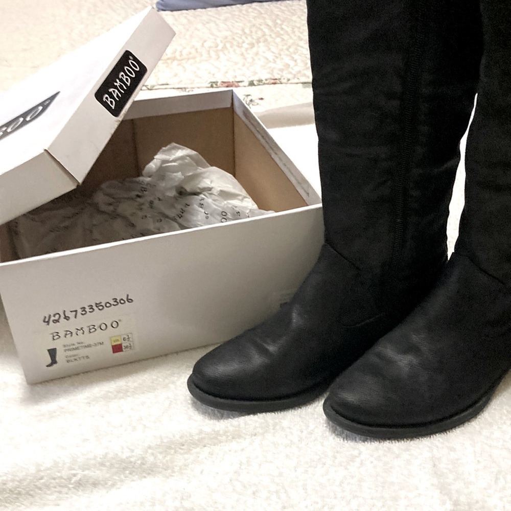 Black boots